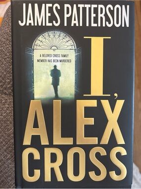 James Patterson I, Alex Cross Hardcover - Black and Gold.